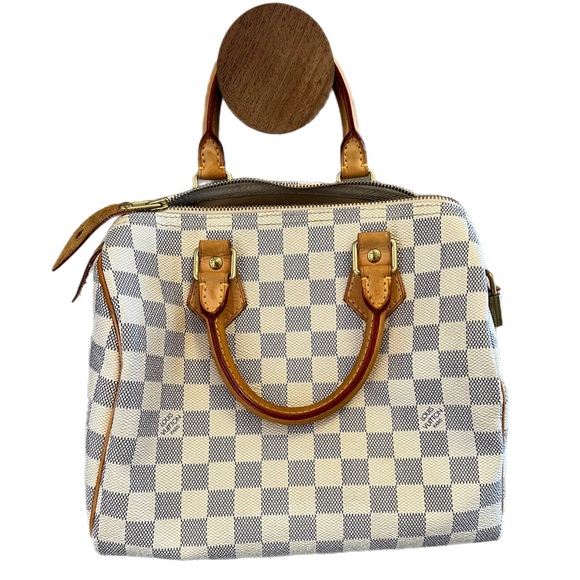 LOUIS VUITTON SPEEDY 25- Damier Azur - Picture 8 of 17